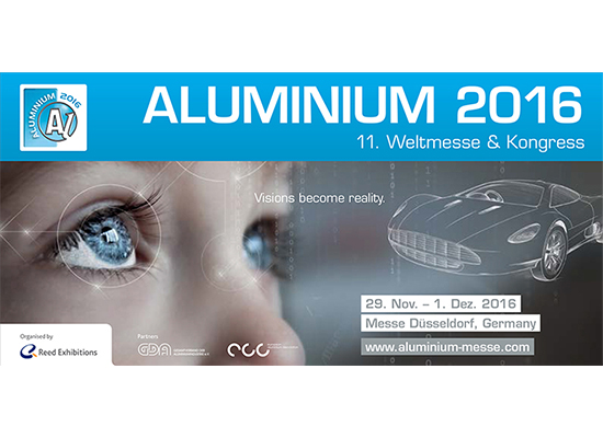 Aluminium 2016 Dusseldorf Fuarındayız!